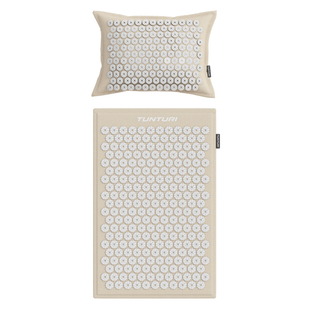 Tunturi Pro Acupressure Mat and Pillow - beige - Ausstellungsgerät
