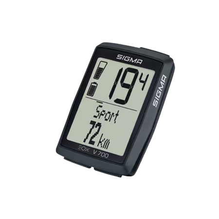 Sigma e-bike computer EOX VIEW 700 Standard