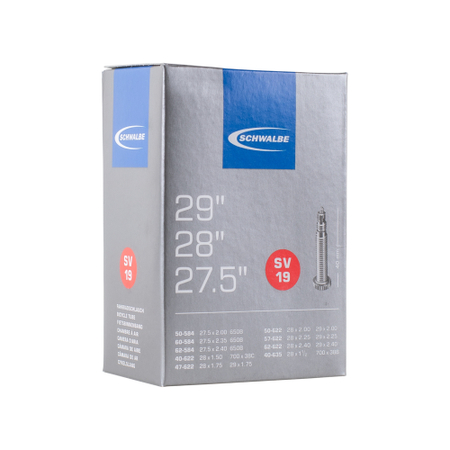 Schwalbe bicycle inner tube no. 19 (27.5"/28"/29") SV 40 mm