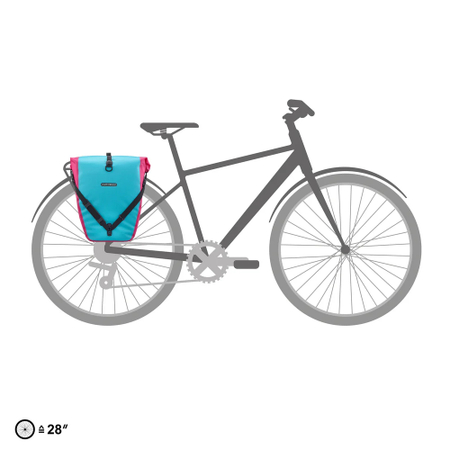 Ortlieb Back-Roller Cyber QL2.1 Einzeltasche 20 L cyber blue/cyber pink