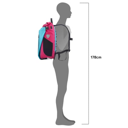 Ortlieb Rucksack/Packtasche Vario Cyber QL2.1 26 L cyber blue/cyber pink