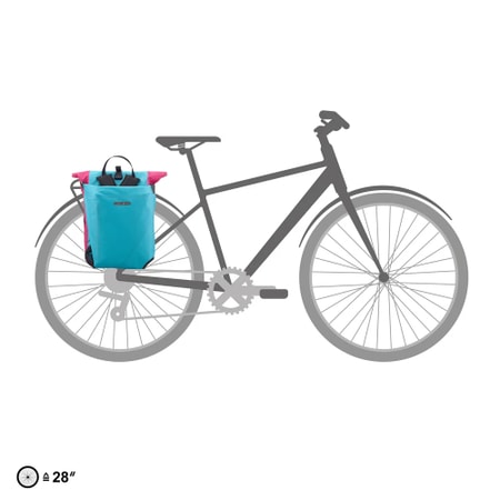 Ortlieb Rucksack/Packtasche Vario Cyber QL2.1 26 L cyber blue/cyber pink