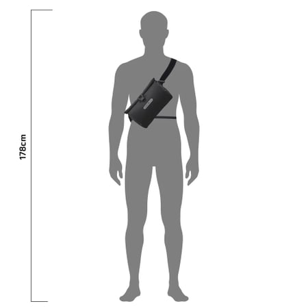 Ortlieb Velo-Sling Flex Schulter-/Lenkertasche 2.5 L black