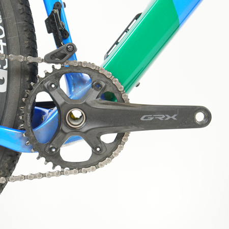 Cannondale Topstone Carbon 2 Lefty electic blue - RH-L Testrad