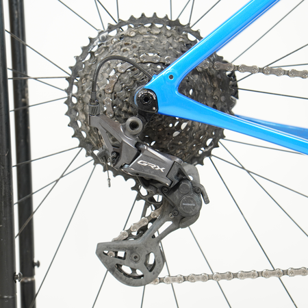 Cannondale Topstone Carbon 2 Lefty electic blue - RH-L Testrad