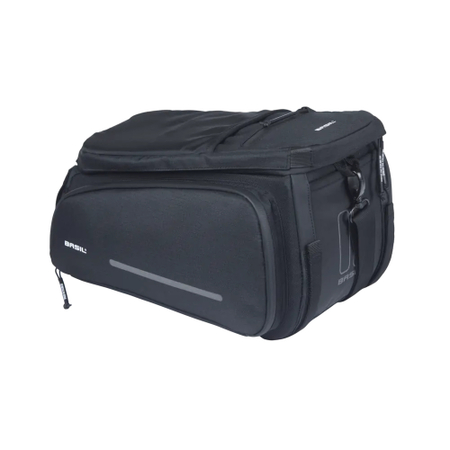 Basil Gepäckträgertasche Move 10-26 L schwarz