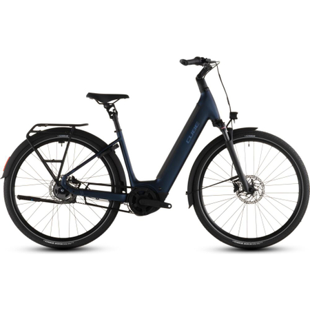 Cube Supreme Hybrid Deluxe ONE 600 indigoblue´n´switch 2026 Easy Entry - RH 42 cm