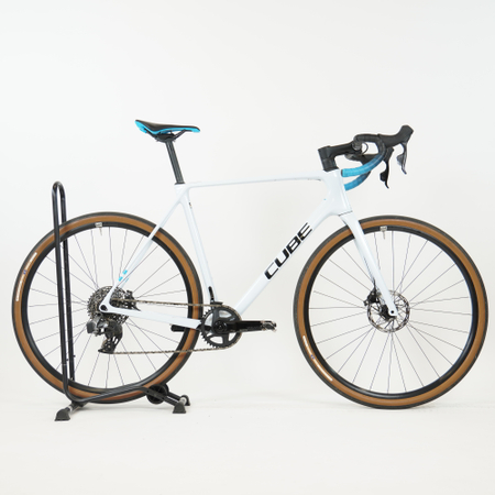 Cube Cross Race C:62 Race polarwhite´n´blue 2025 - RH 58 cm Gebrauchtrad