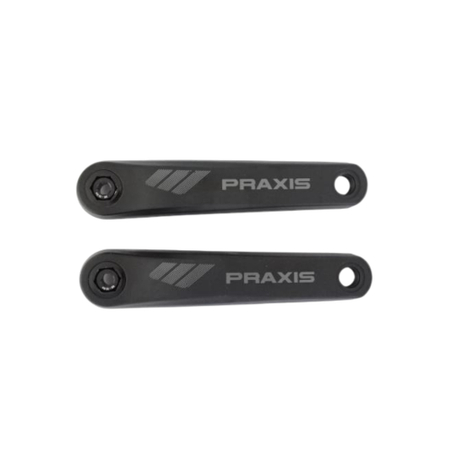Praxis Kurbelarmsatz E-Crank dark grey 165 mm