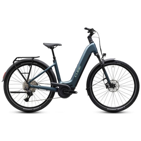 Cube Nuride Hybrid Pro 800 deepteal´n´blue Easy Entry - RH 58 cm