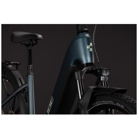 Cube Nuride Hybrid Pro 800 deepteal´n´blue Easy Entry - RH 58 cm