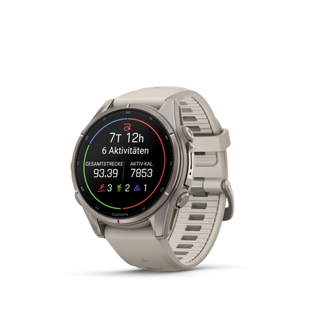 Garmin Fenix 9 nebelgrau / Titan - 43 mm