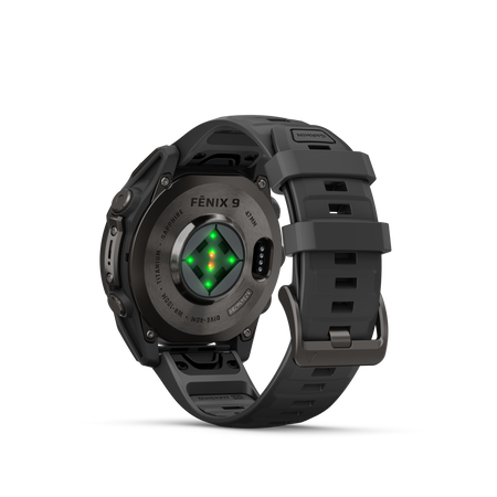 Garmin Fenix 9 schwarz / carbongrau DLC Titan - 47 mm
