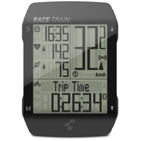 Cube Fahrradcomputer RACE TRAIN black´n´anthracite metallic