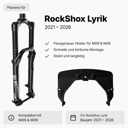 Unleazhed Holder für M09 & M06 für RockShox Lyrik MJ 2021-2026