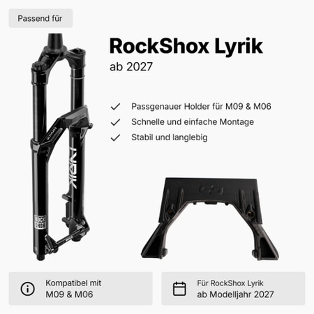 Unleazhed Holder für M09 & M06 für RockShox Lyric ab MJ 2027
