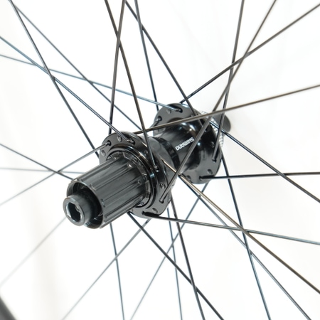 BMC PRD23 wheelset with Shimano HG freehub, 23 mm Centre Lock