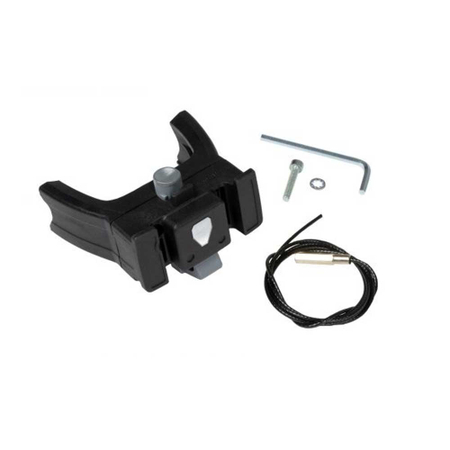 Ortlieb e-bike handlebar mount without lock for handlebars 25.4 - 35 mm