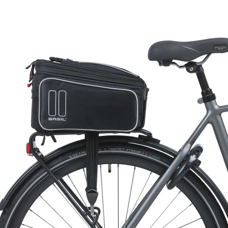BASIL Sport Design Trunkbag carrier bag black, 7-12 L