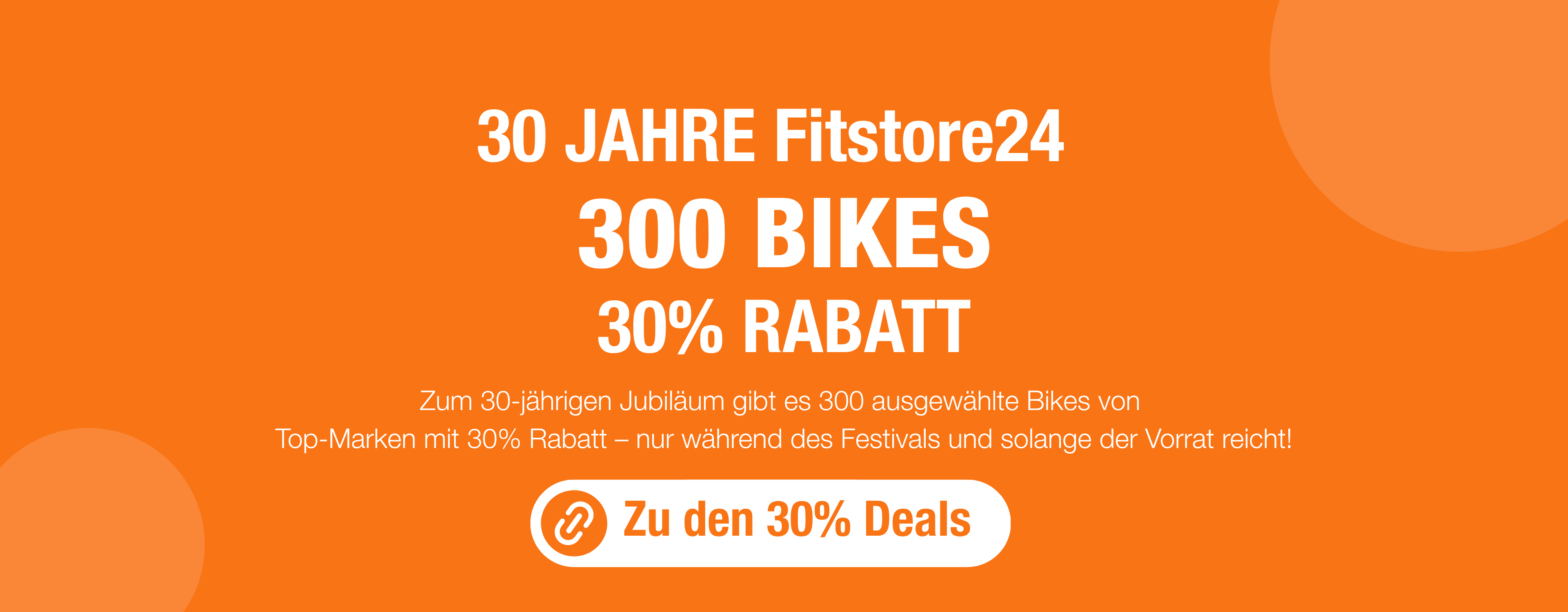 30 jahre Fitstore24